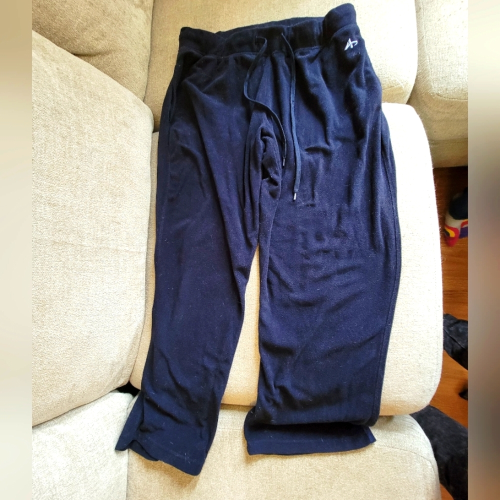 Women's Athletech XL 100% polyester sweat pants, elastic, drawstring, pockets